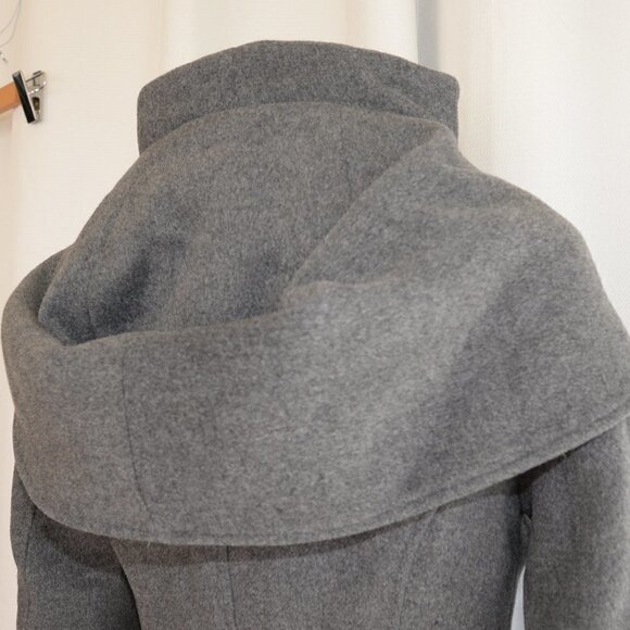 Soia & Kyo Adison Charcoal Wool Coat - Picture 9 of 11